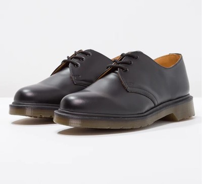 dr martens 1461 pw black smooth